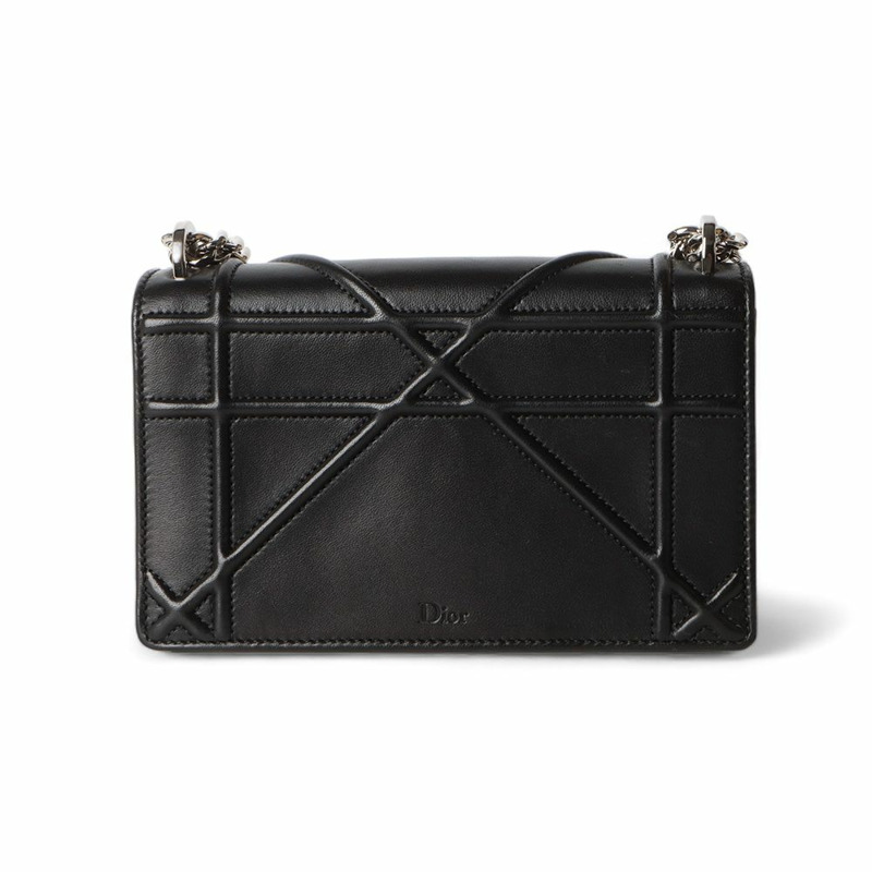 【包稅】DIOR Micro Diorama 小牛皮鏈翻蓋包 M04220VKK-2