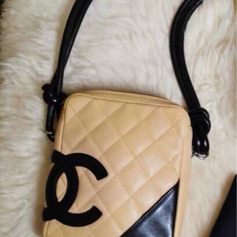 【96%新 ✨ 全網最低價！】Chanel 康鵬相機包 米色經典-1