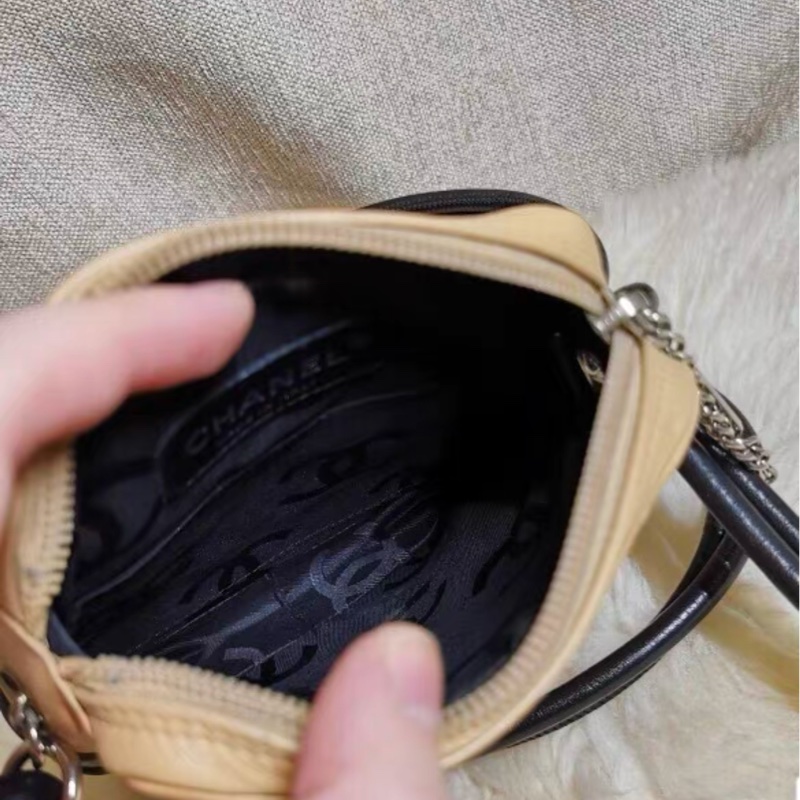 【96%新 ✨ 全網最低價！】Chanel 康鵬相機包 米色經典-7