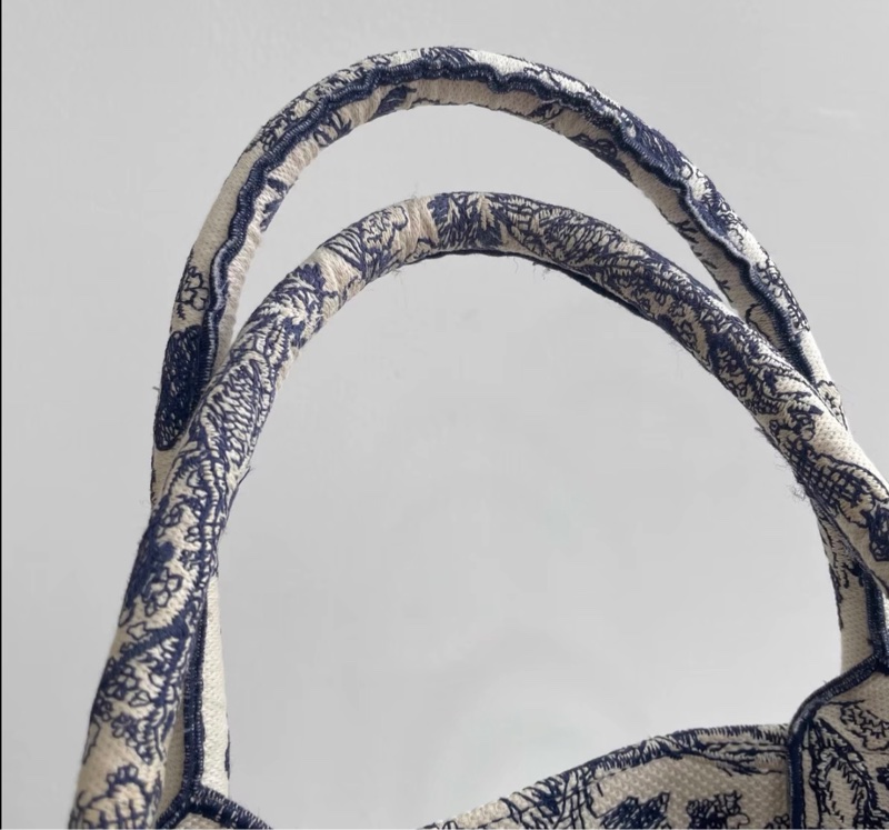 【97%新 ✨ 全網最低價！】Dior Book Tote動物園托特 中號 藍白配色-5