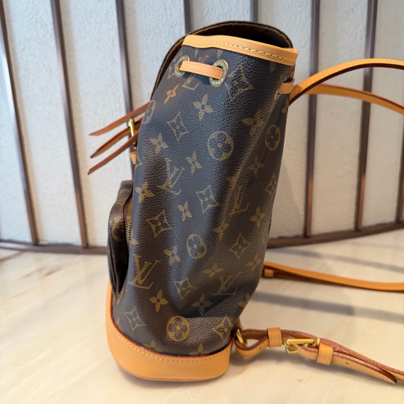 【97%新 ✨ 全網最低價!】 LV中古老花迷你雙肩包 lv小書包-3