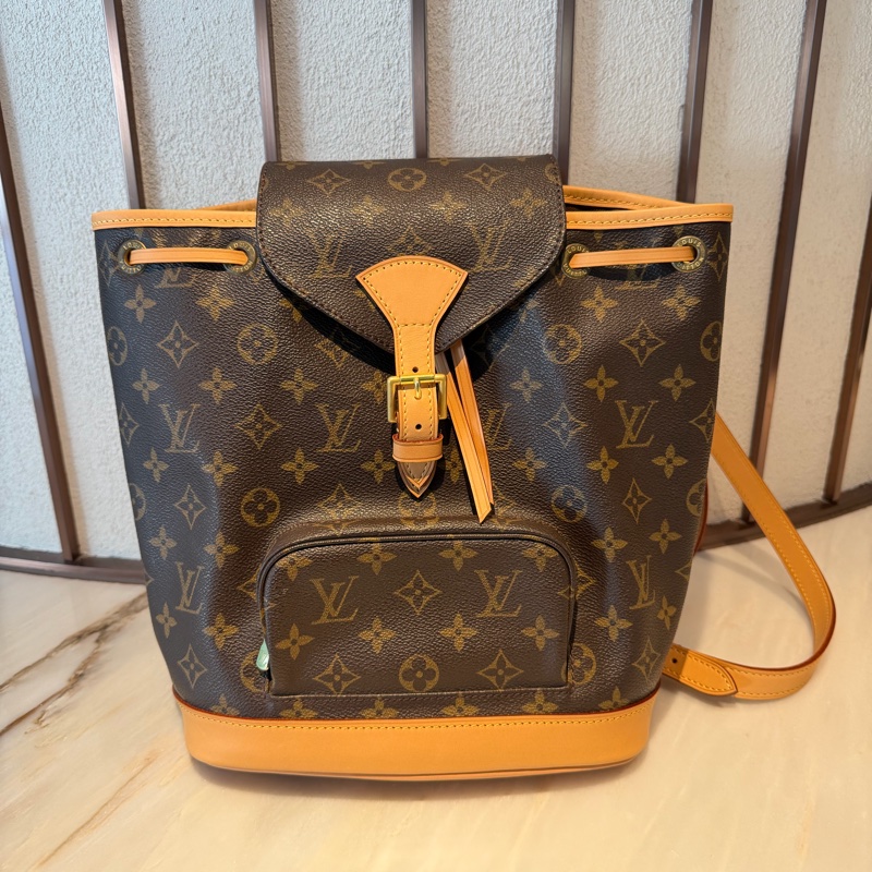 【97%新 ✨ 全網最低價!】 LV中古老花迷你雙肩包 lv小書包-8