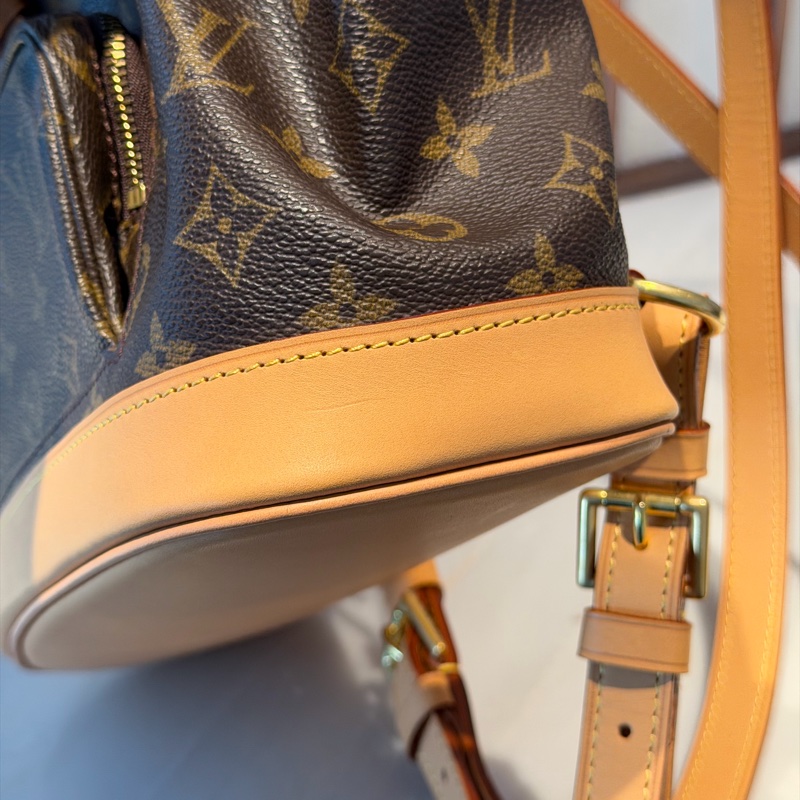 【97%新 ✨ 全網最低價!】 LV中古老花迷你雙肩包 lv小書包-11
