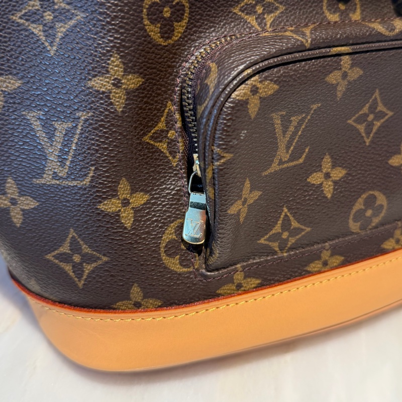 【97%新 ✨ 全網最低價!】 LV中古老花迷你雙肩包 lv小書包-13
