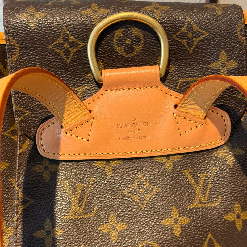 【97%新 ✨ 全網最低價！】 LV中古老花迷你雙肩包 lv小書包-9