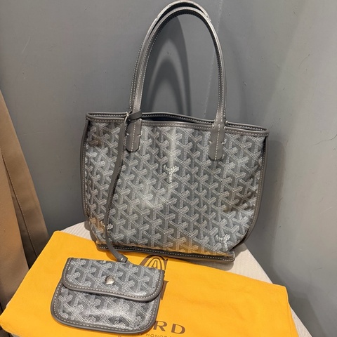Goyard mini tote 迷你托特 包 灰