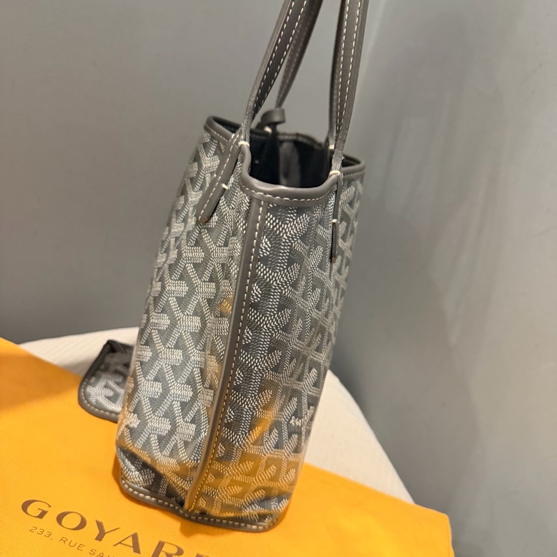 Goyard mini tote 迷你托特 包 灰-2