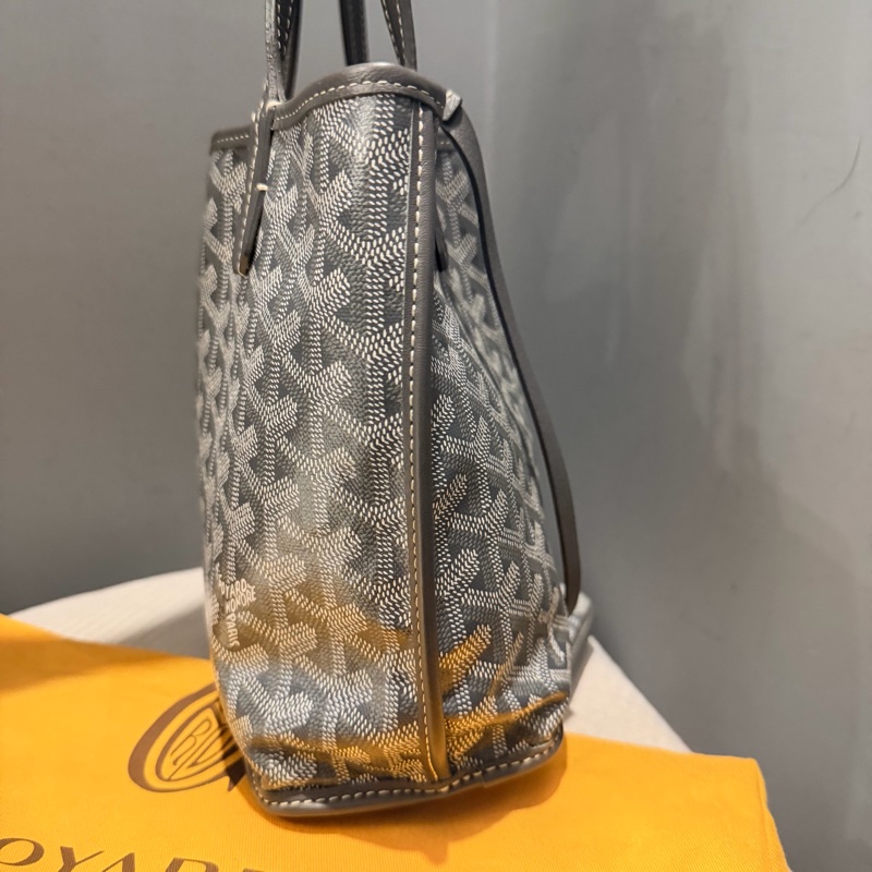 Goyard mini tote 迷你托特 包 灰-3