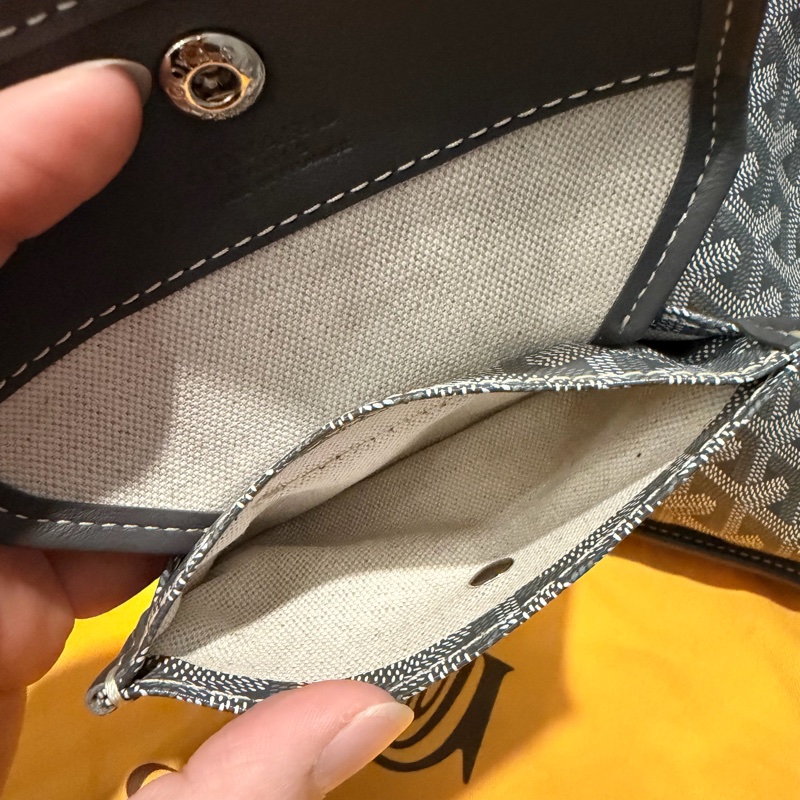 Goyard mini tote 迷你托特 包 灰-9