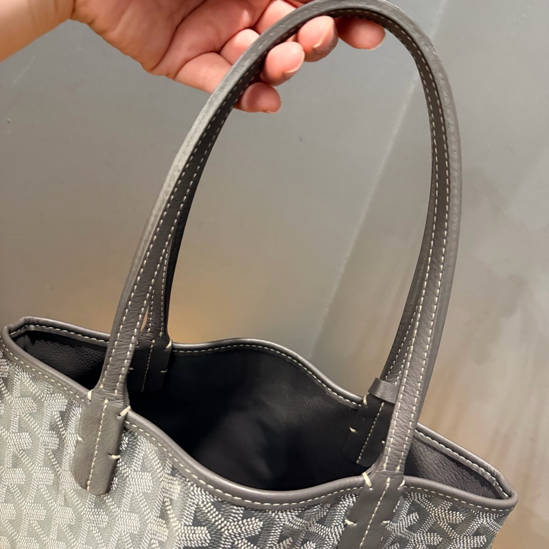 Goyard mini tote 迷你托特 包 灰-11