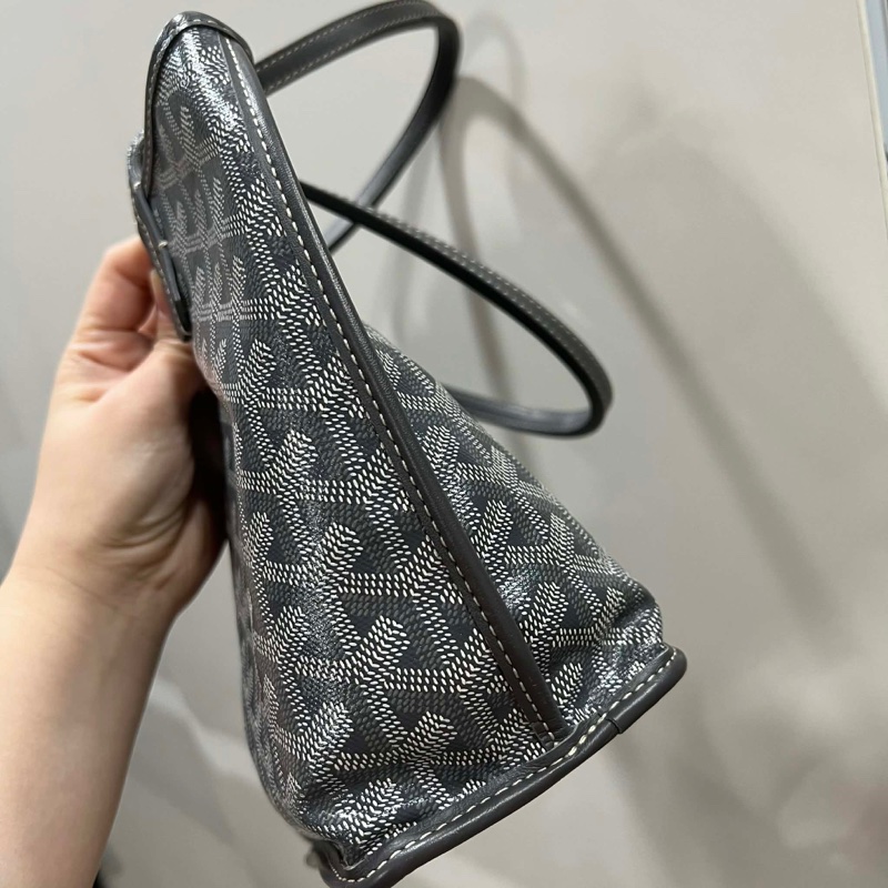 Goyard mini tote 迷你托特 包 灰-20