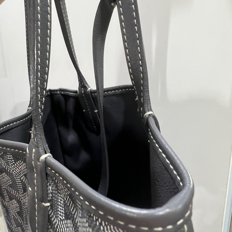 Goyard mini tote 迷你托特 包 灰-22