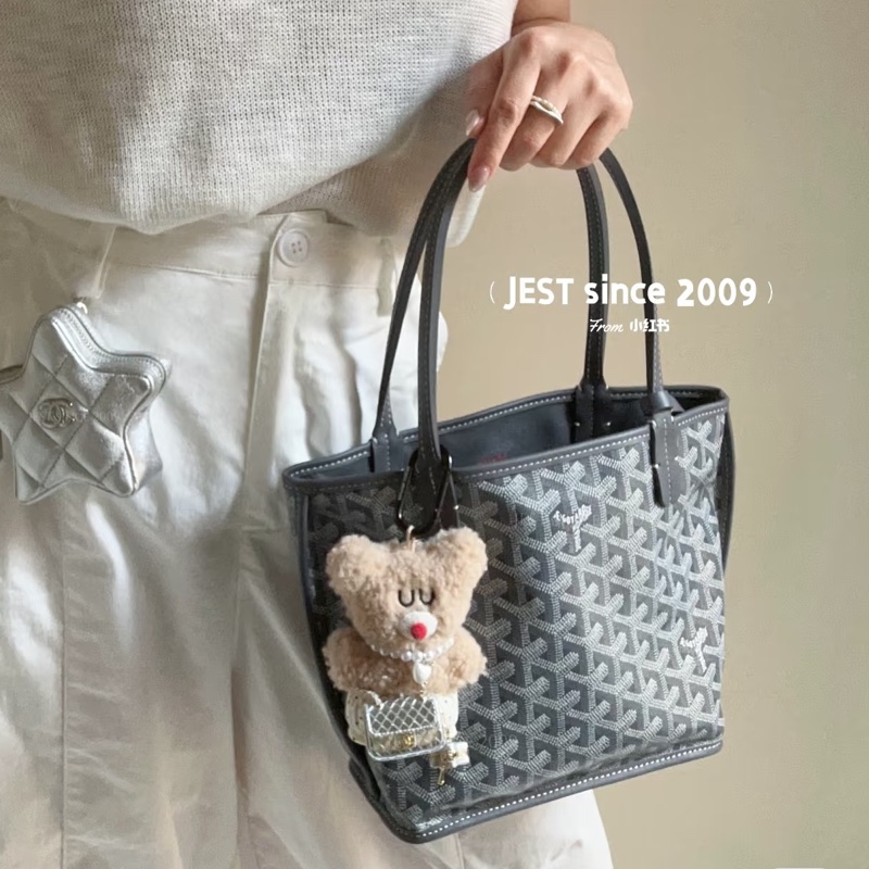 Goyard mini tote 迷你托特 包 灰-37