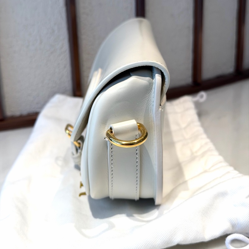 【96%新 ✨ 全網最低價!】迪奧 Dior bobby小號 奶白色 新月包-2