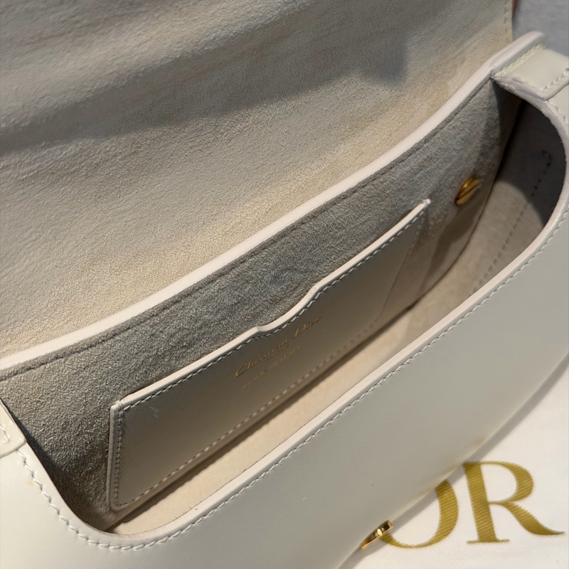 【96%新 ✨ 全網最低價!】迪奧 Dior bobby小號 奶白色 新月包-8