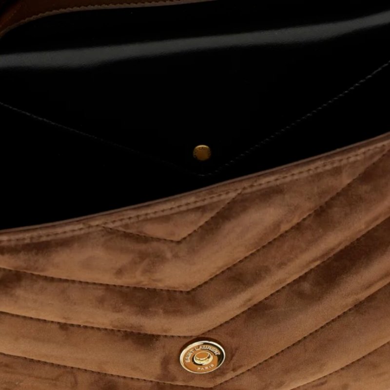 🎉新品好折扣✨Saint Laurent YSL 801439 Loulou 中款麂皮鍊帶包-3