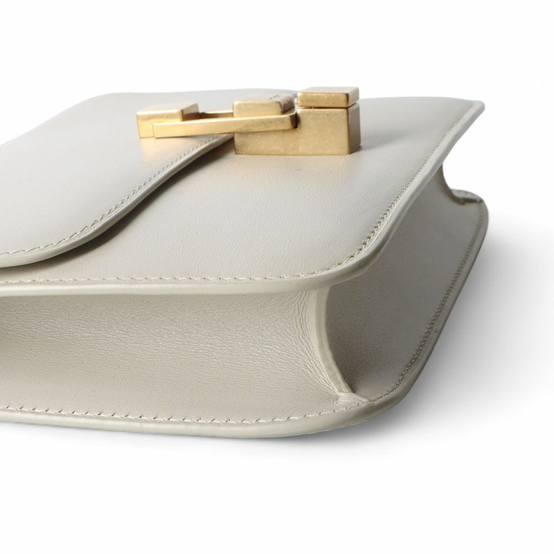 【包稅】SAINT LAURENT 復古白色斜背包-4