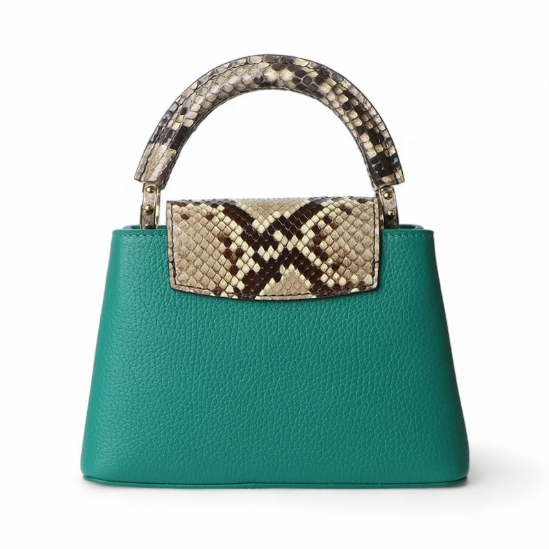 【包稅】LOUIS VUITTON Python Torion Capucines 迷你斜背包 / 32548-2