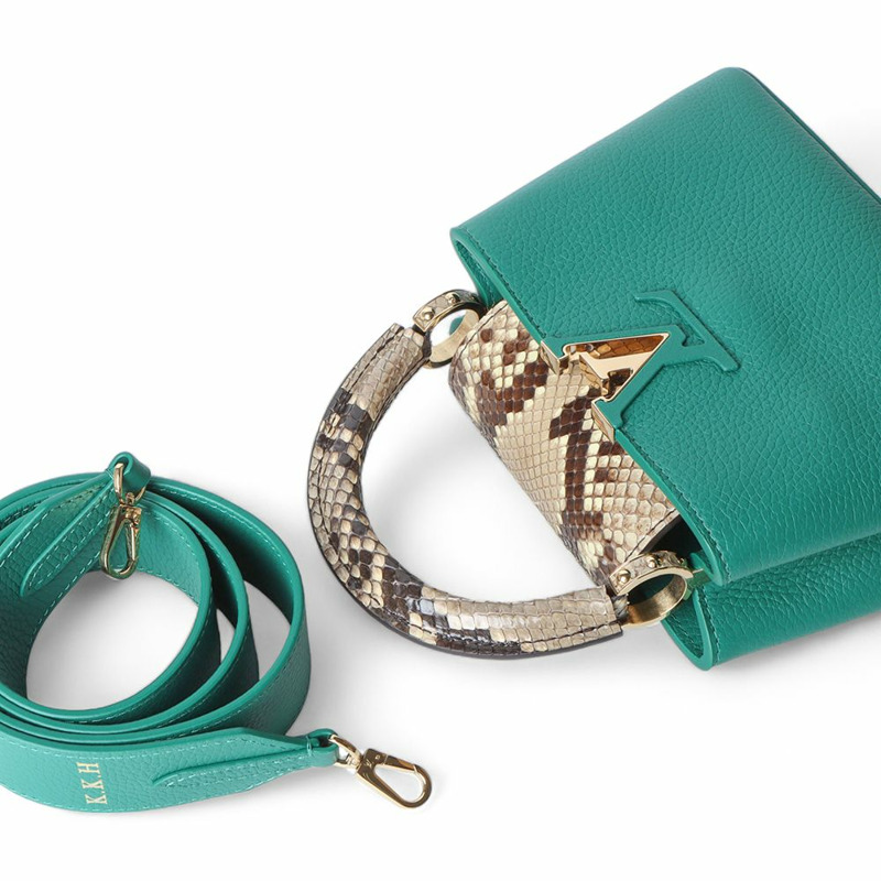 【包稅】LOUIS VUITTON Python Torion Capucines 迷你斜背包 / 32548-3