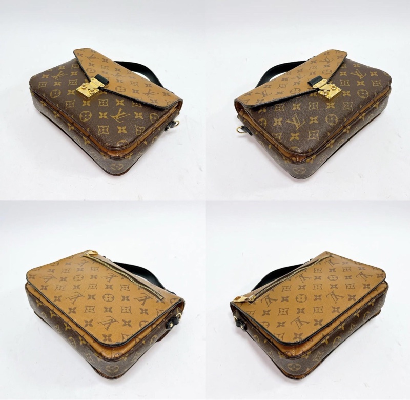 【90%新✨全網最便宜】LV Pochette Metis拼色郵差包-5