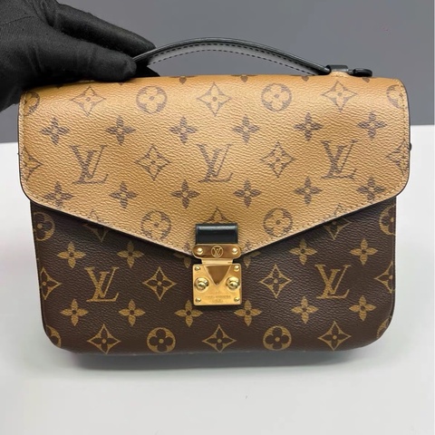 【96%新✨全網最便宜】LV Pochette Metis拼色郵差包