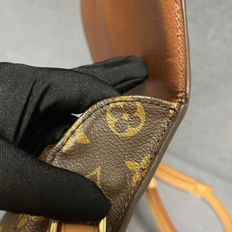 【90%新✨全網最低價】LV Saint Cloud GM vintage老花中號馬鞍包-13