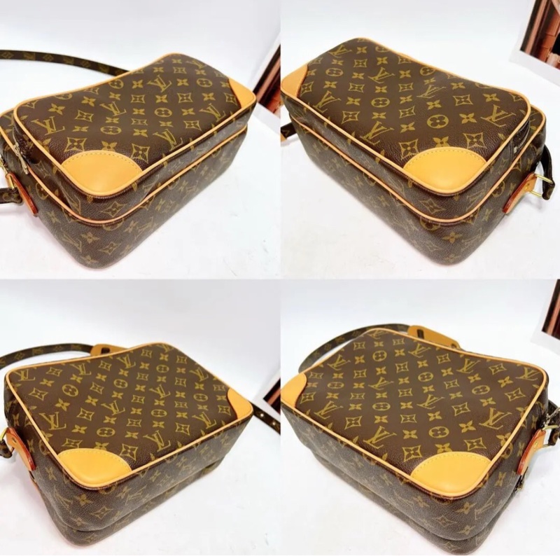 【90%✨全網最低價✨男士適用】LV Archive 老花雙層斜挎包橫版相機｜郵差包-5