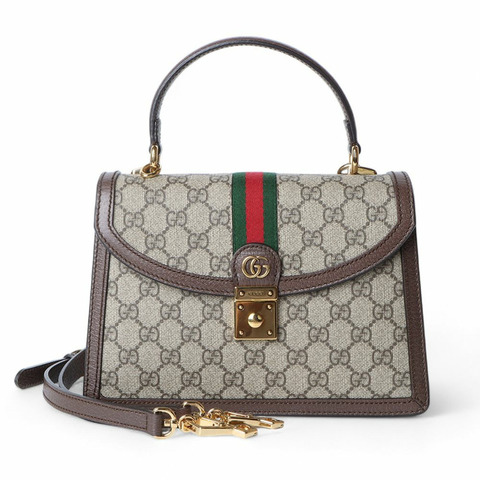 GUCCI 651055 GG Ophidia Web 小號手提斜背包（購買憑證）/