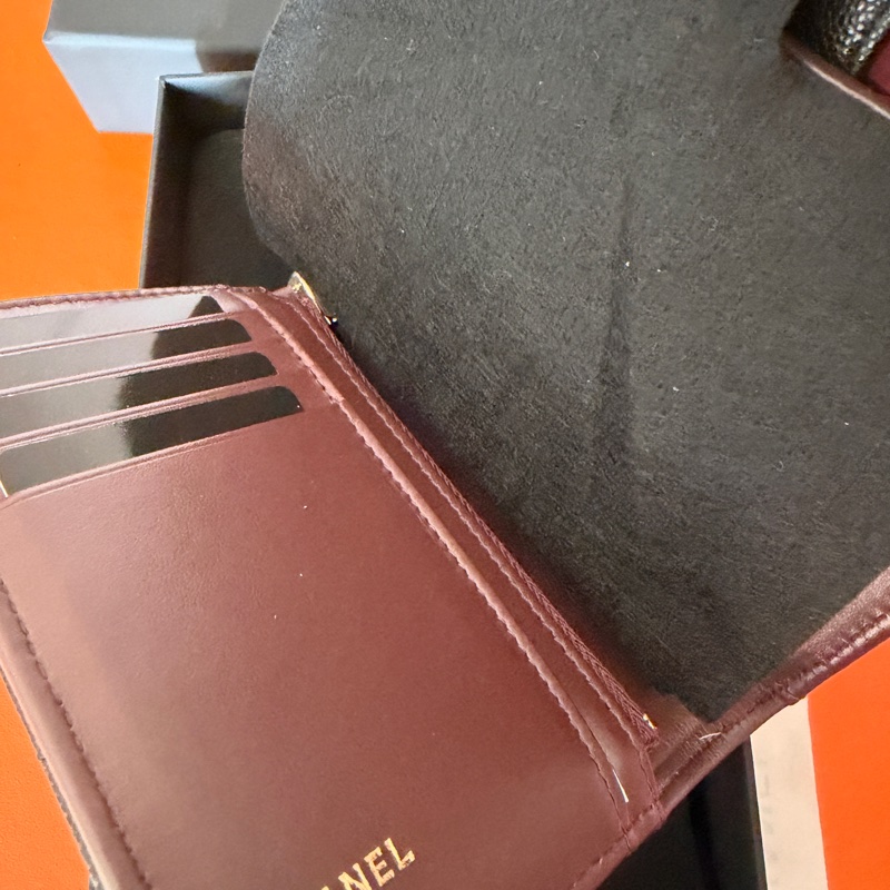 全新 Chanel 護照夾荔枝皮-1