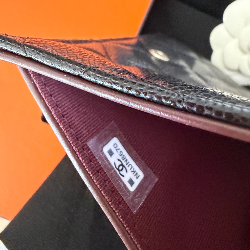 全新 Chanel 護照夾荔枝皮-2