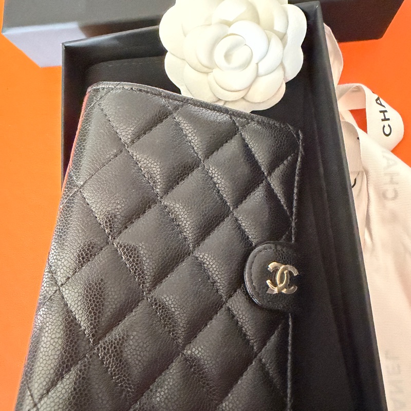 全新 Chanel 護照夾荔枝皮-4