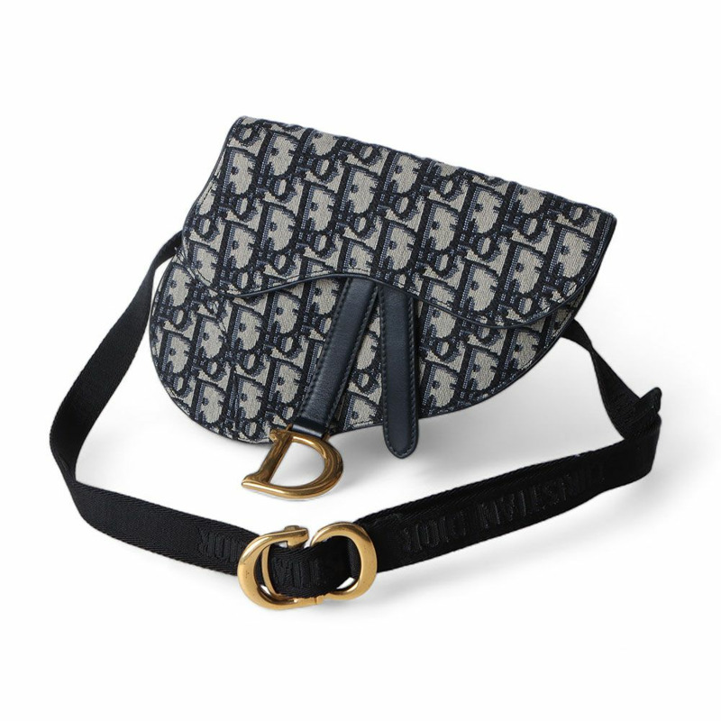 【包稅】DIOR 斜背馬鞍包腰包 B7096--0