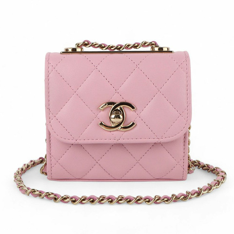 CHANEL A81633 香檳金時尚CC迷你斜背包