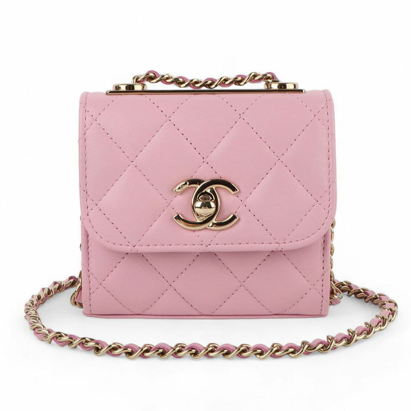 【包稅】CHANEL A81633 香檳金時尚CC迷你斜背包-0