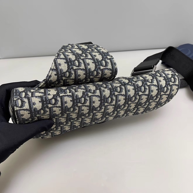 #24年閒置品 #全網最甜💰 Dior刺繡滿版馬鞍斜挎包 芯片款-10