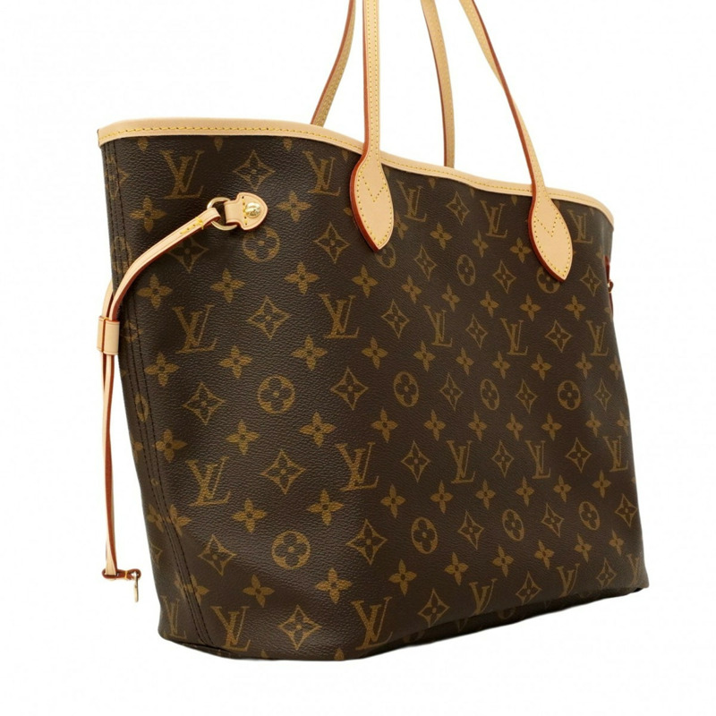 路易威登 Monogram Neverfull MM 手提包 M46975 棕色 女士-1