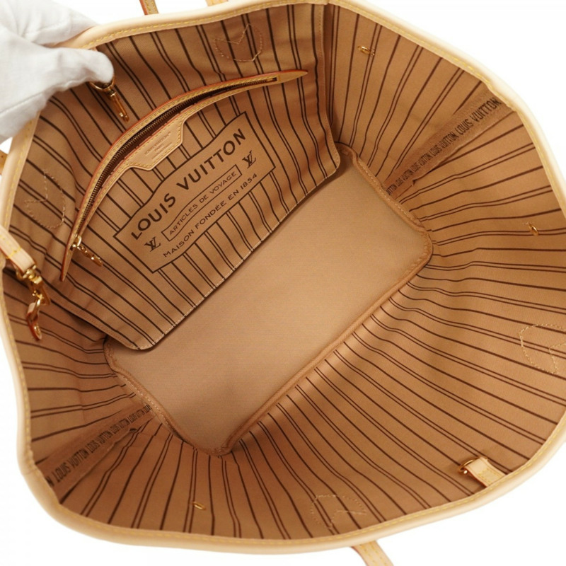 路易威登 Monogram Neverfull MM 手提包 M46975 棕色 女士-3