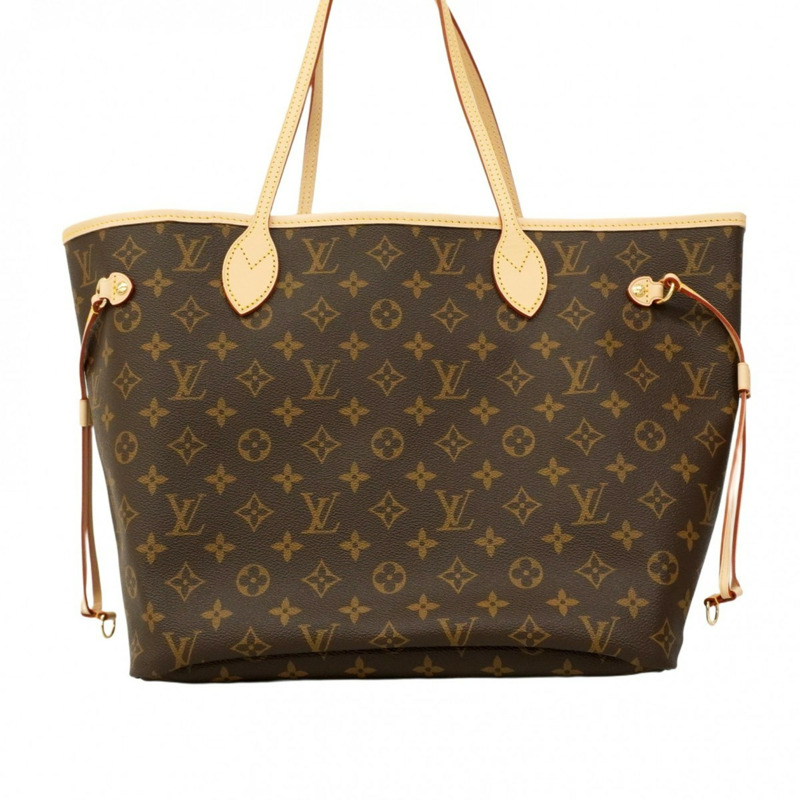 路易威登 Monogram Neverfull MM 手提包 M46975 棕色 女士-10