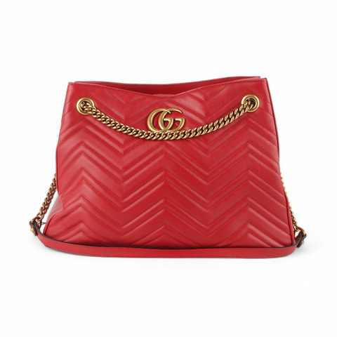 GUCCI GG Marmont 馬特拉塞凸紋鏈條包 453569