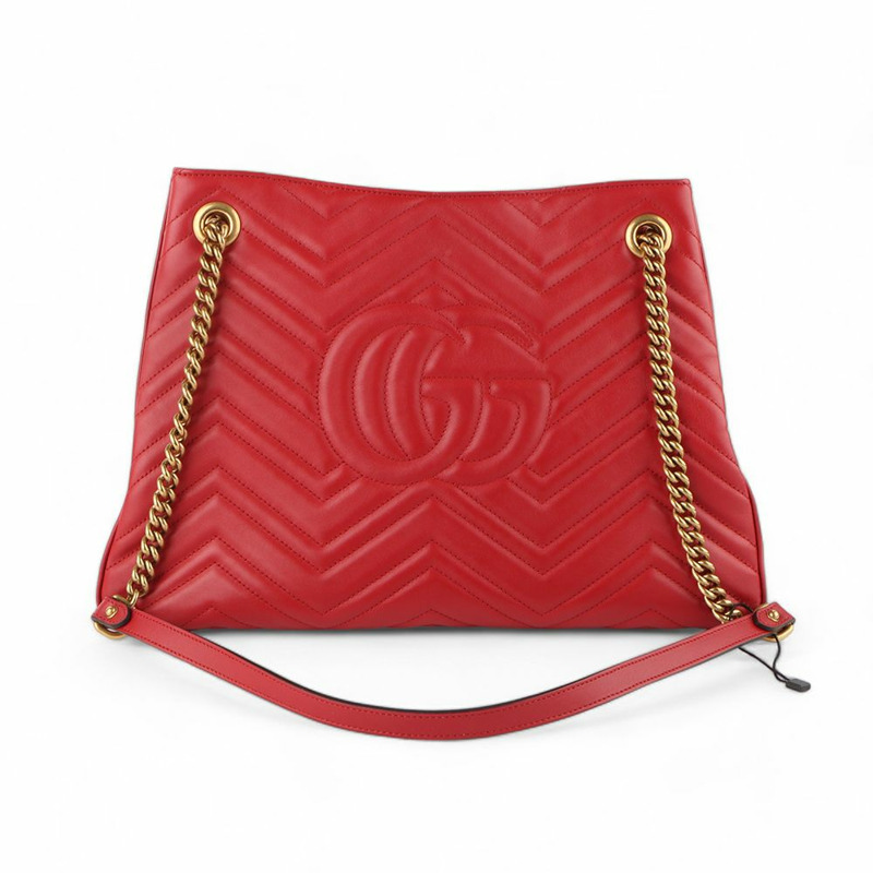 【包稅】GUCCI GG Marmont 馬特拉塞凸紋鏈條包 453569-2