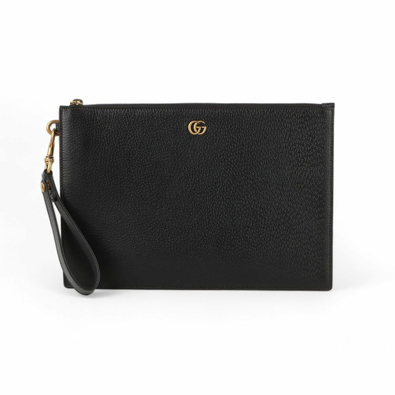 【包稅】GUCCI GG Marmont 手拿包 475317 金色-0