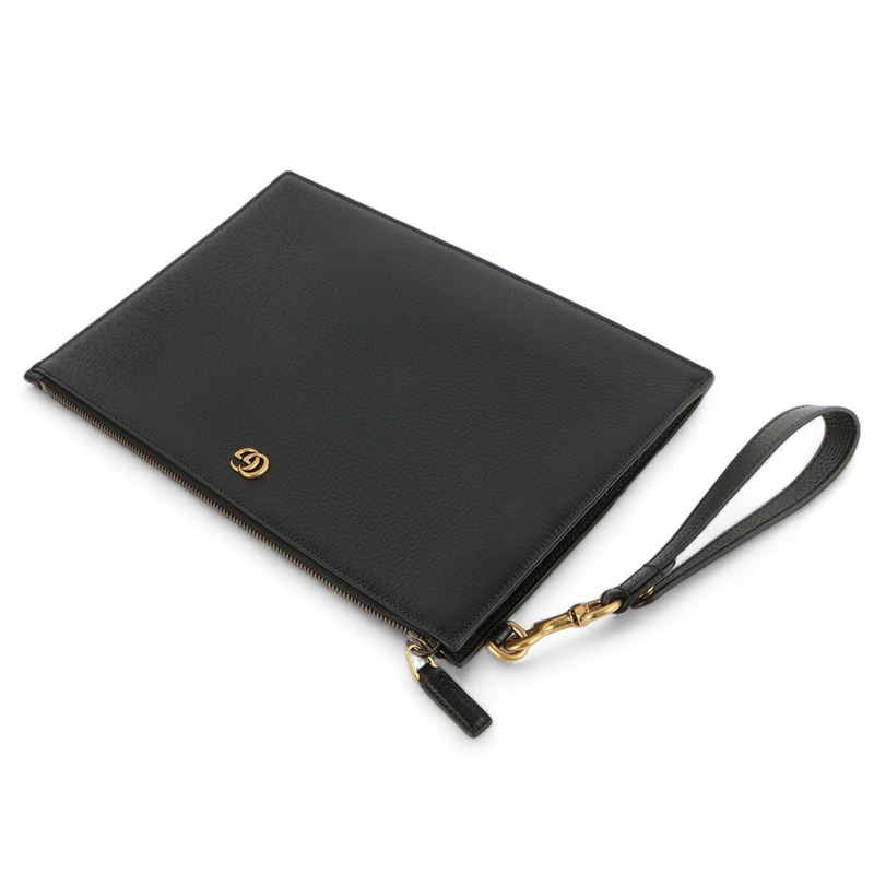 【包稅】GUCCI GG Marmont 手拿包 475317 金色-3