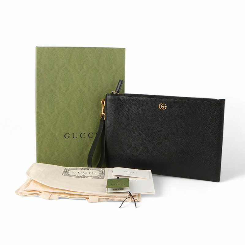 【包稅】GUCCI GG Marmont 手拿包 475317 金色-7