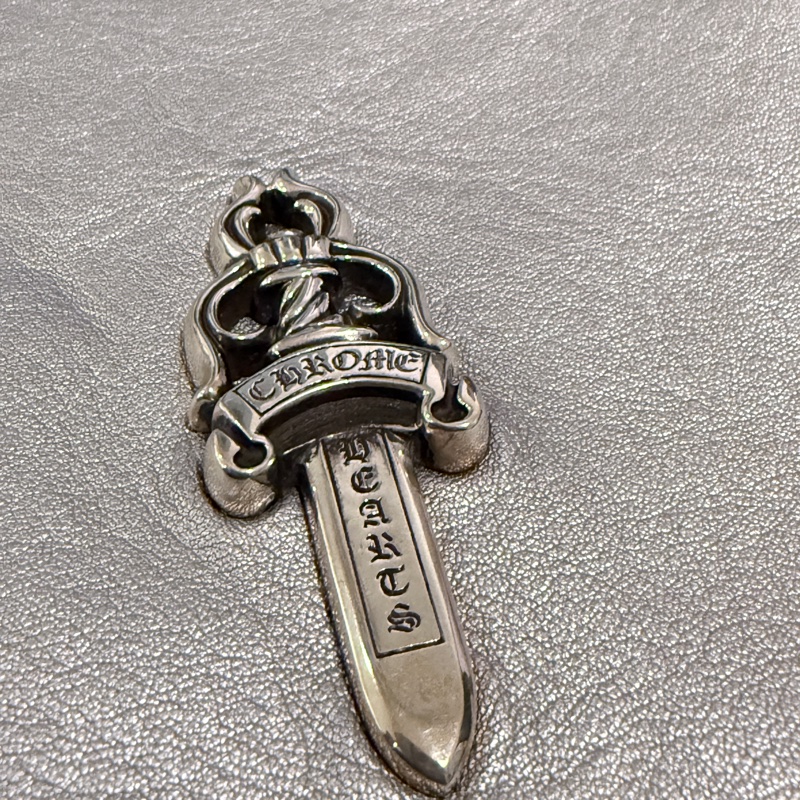 Chrome hearts✨全新 克羅心銀色雞塊包腋下包-1