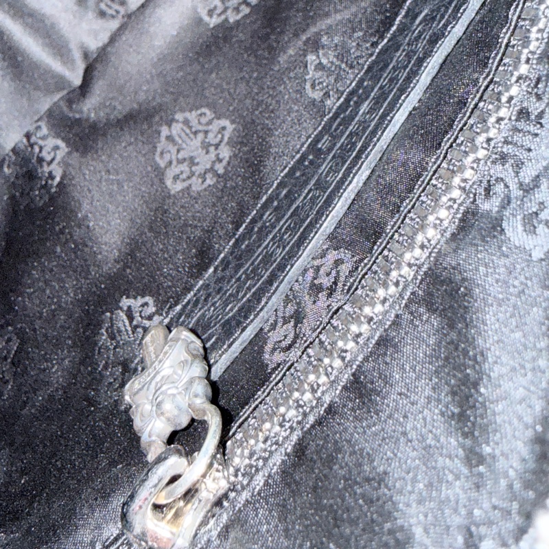 Chrome hearts✨全新 克羅心銀色雞塊包腋下包-7