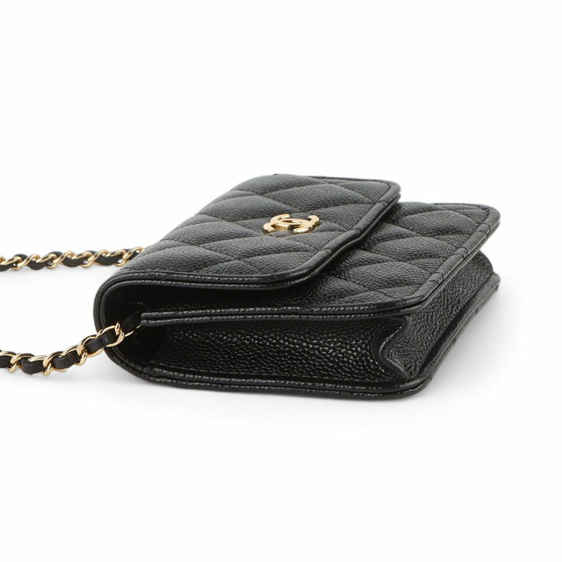 【包稅】CHANEL Caviar CC Logo Coco Chain 迷你斜背包（百貨公司保證）-4
