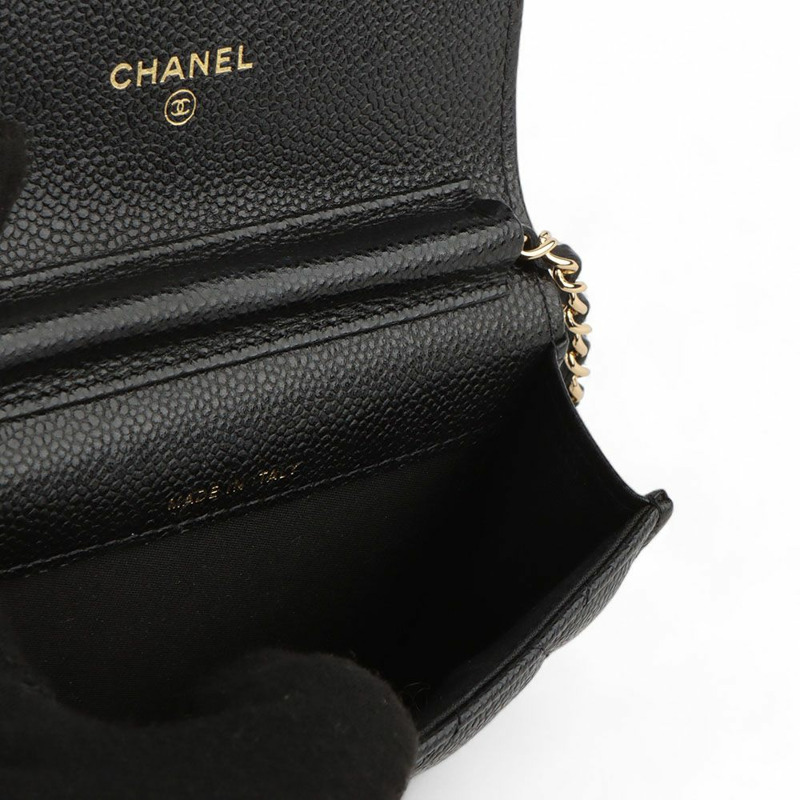 【包稅】CHANEL Caviar CC Logo Coco Chain 迷你斜背包（百貨公司保證）-6