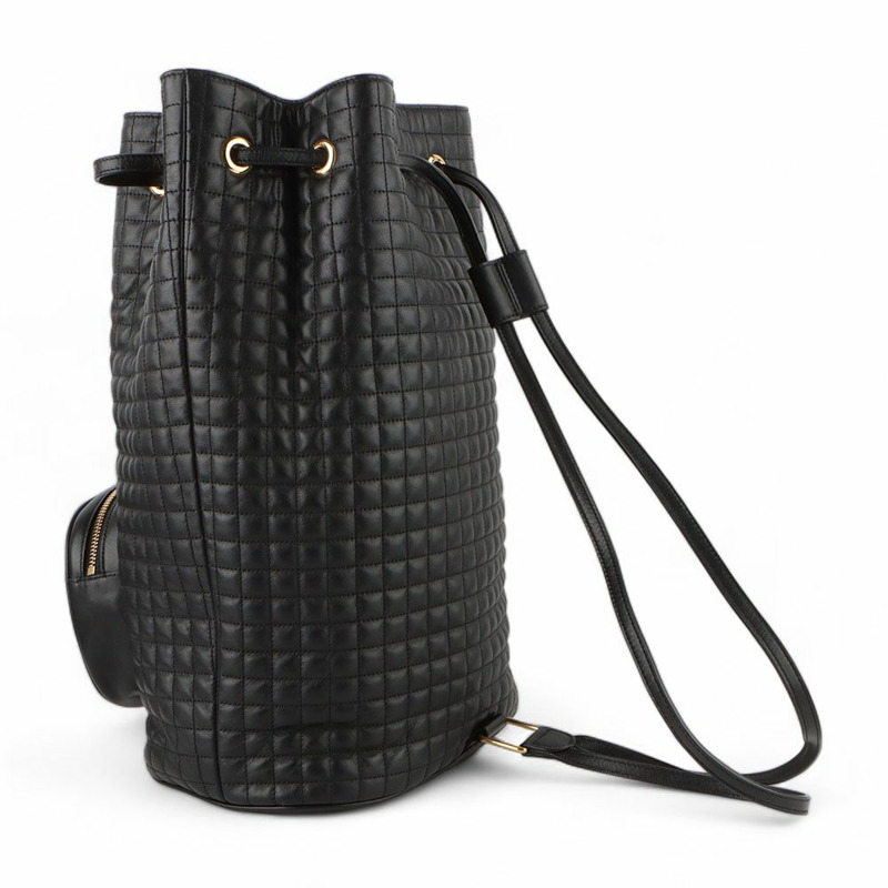 【包稅】CELINE Celine 188243 C Charm 絎縫水桶包 中型背包/-1