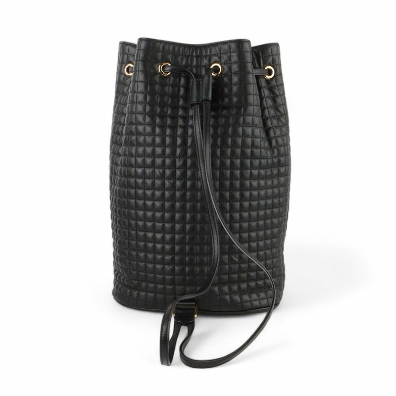【包稅】CELINE Celine 188243 C Charm 絎縫水桶包 中型背包/-2