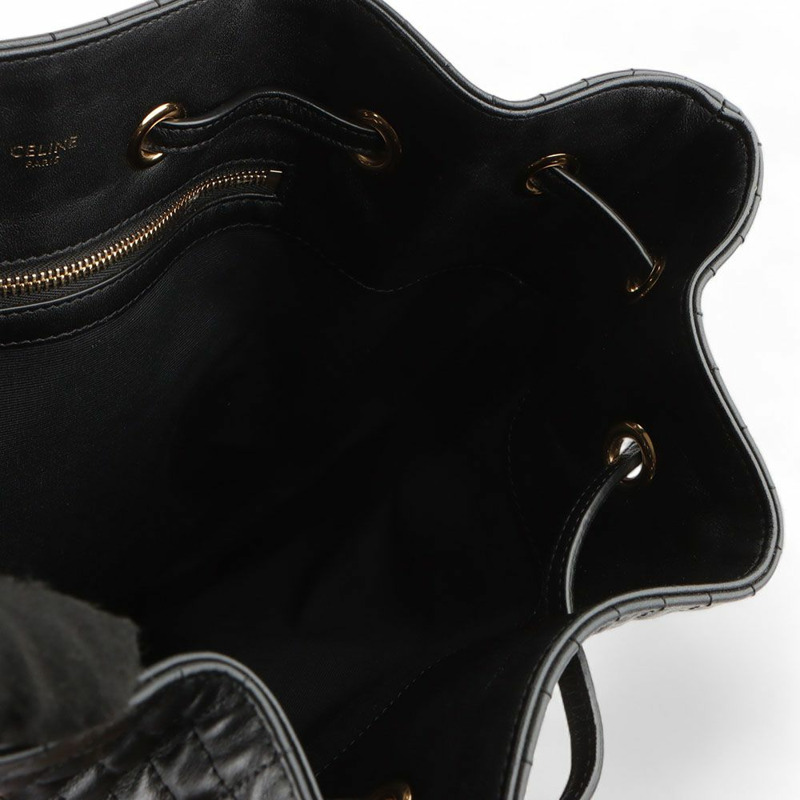 【包稅】CELINE Celine 188243 C Charm 絎縫水桶包 中型背包/-6